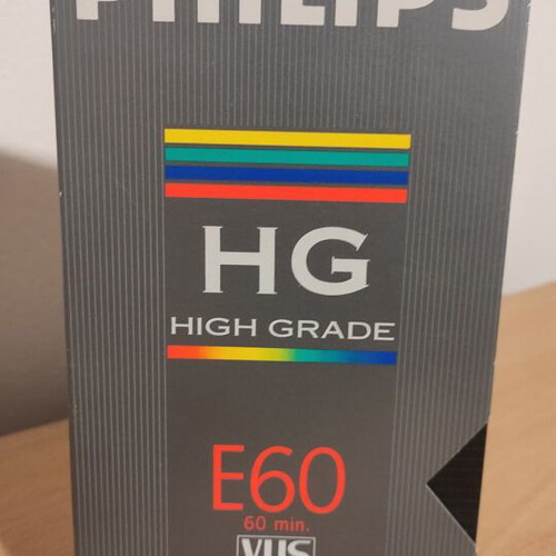 VHS tape with 1994 music program