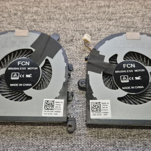 Dell XPS 15 9560 Cooling Fans set used