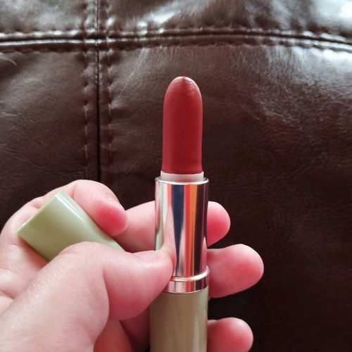 Clinique Tender Heart lipstick used