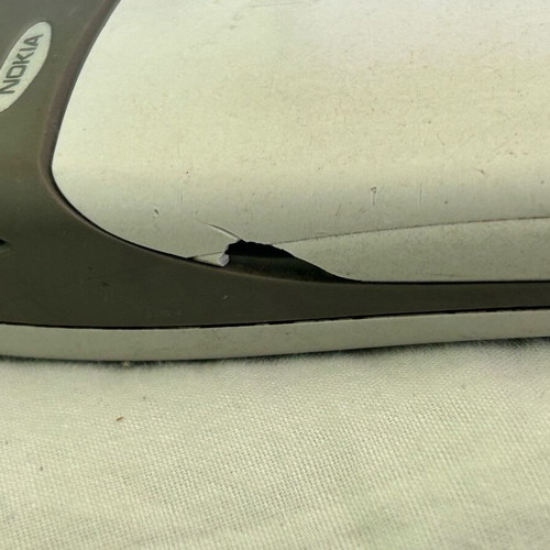 Nokia phone used, no battery, white screen