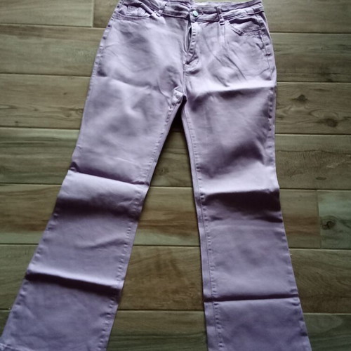 Jeans lilac elastic size XL like new