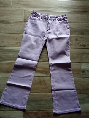 Jeans lilac elastic size XL like new