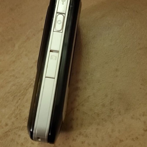 Nokia mobile phone used, silver, camera up to 7.9 MPixel