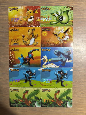 Pokémon plastic cards like new collection