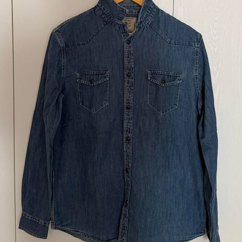 Zara denim shirt blue Large like new