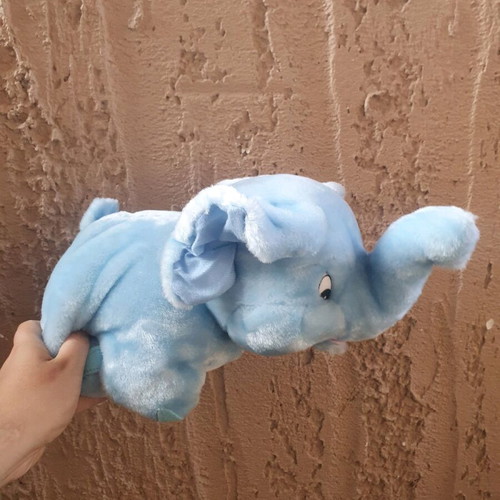 Stuffed elephant used with a stain