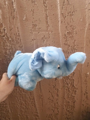 Stuffed elephant used with a stain