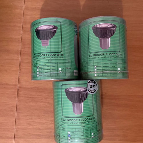 LED GU10 5W bulbs new, pack of 29 pieces