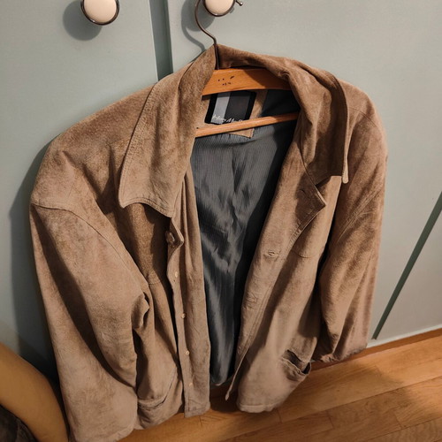 Suede men's jacket new