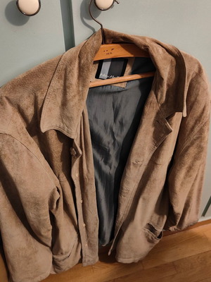 Suede men's jacket new