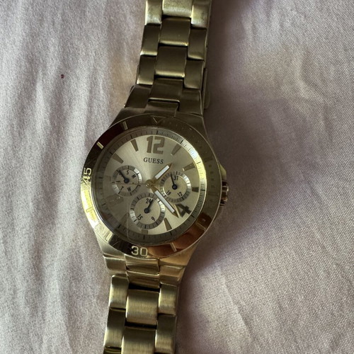 Guess gold-plated stainless steel women's watch