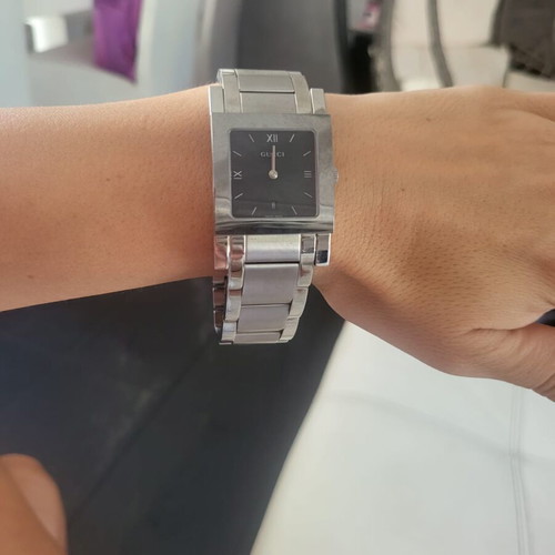 Gucci women's watch silver used