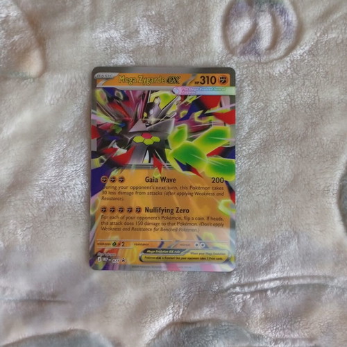 Pokémon Mega Zygarde EX Oversized Promo Card like new