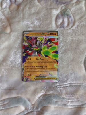 Pokémon Mega Zygarde EX μεγάλη προωθητική κάρτα σαν καινούργιο