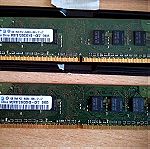  Μνήμες RAM DDR2 1GB 2τεμ.