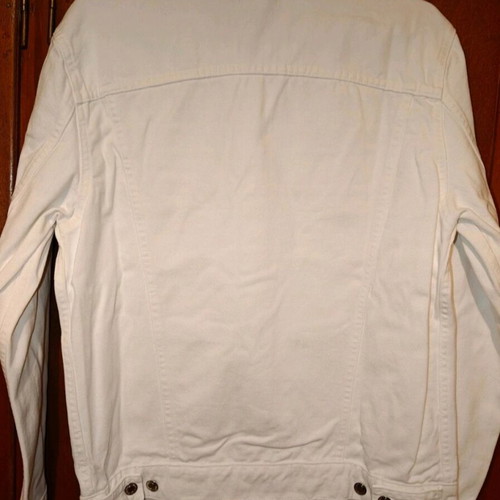 Women's white denim jacket Pink Woman new, size M