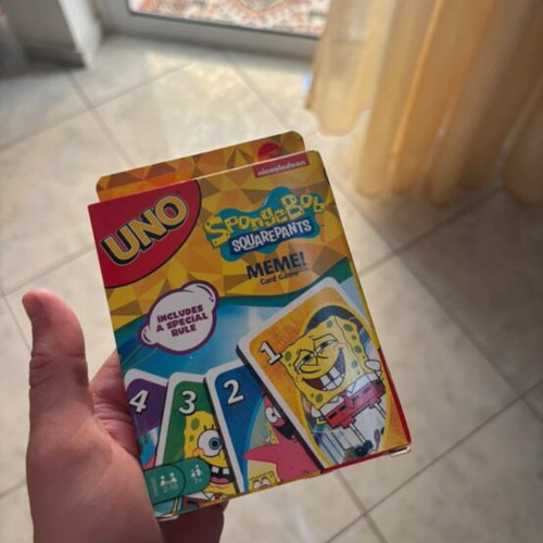 Uno Spongebob card game
