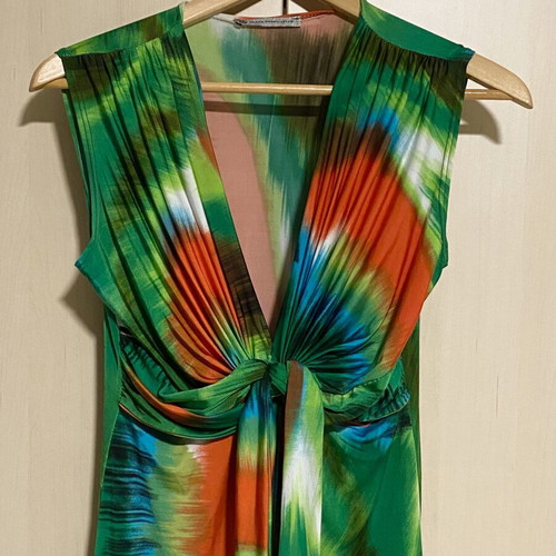 Mademoiselle midi dress new, colorful with soft elastic fabric
