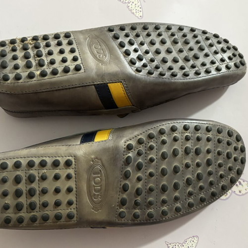 Tod's Men's Gray Limited Edition Loafers like new