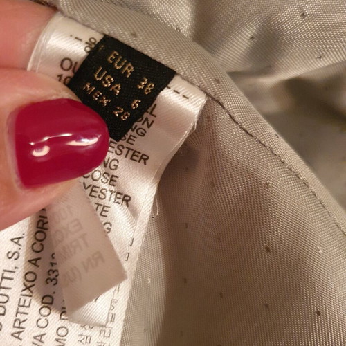 Massimo Dutti women's velvet jacket like new, gray, size S