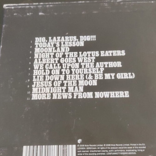 Nick Cave and the Bad Seeds Dig Lazarus Dig CD used, rock