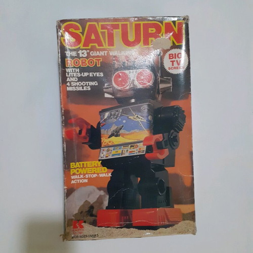 Kamco Saturn TV Robot used with worn box