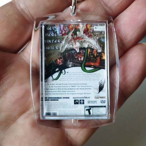 Okami PS2 acrylic keychain