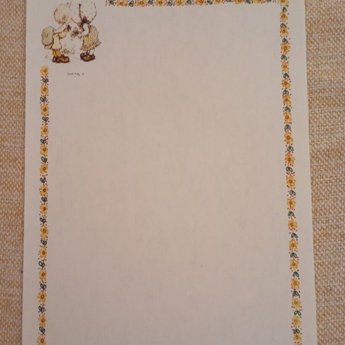 Sarah Kay vintage letter paper like new