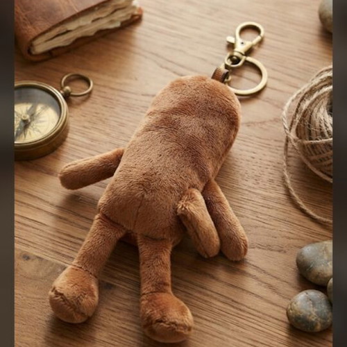 Tung Tung Sahur Brain Rot Plush Keychain new