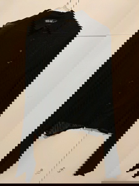 Μαύρο see through πουκάμισο BSB, size M.