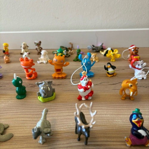 Kinder Joy and Surprise animal figures used, pack of 40 pieces