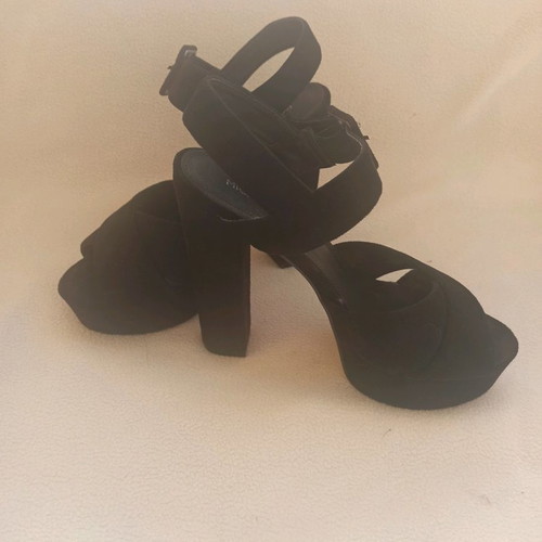 Migato high-heeled sandals used, size 38, black