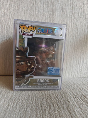 Funko Pop One Piece Brook 2215 Plus μπρούτζινο άγαλμα καινούργιο