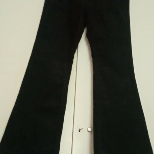 Dorothy Perkins black corduroy flare pants size 40 like new