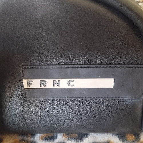 FRNC black crossbody bag used, eco leather