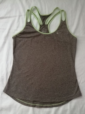 Nike Dri-FIT Relay women's tank top used, size M, gray melange