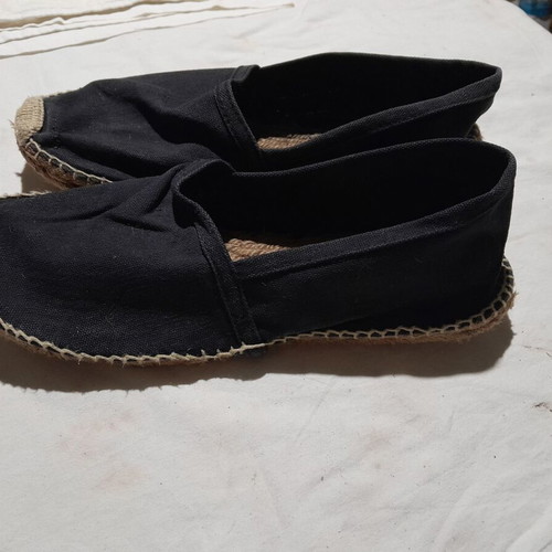 Espadrilles men's casual black used size 44
