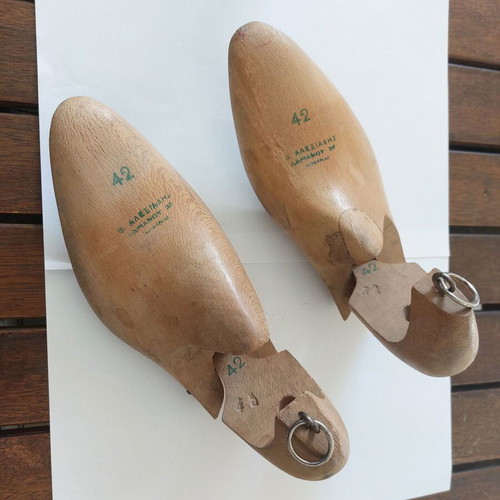 Wooden shoe lasts foldable used size 42
