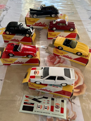 Solido toy cars pack of 6 like new, De Agostini