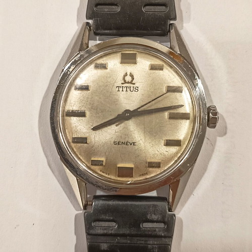 Titus Swiss Winding Watch used