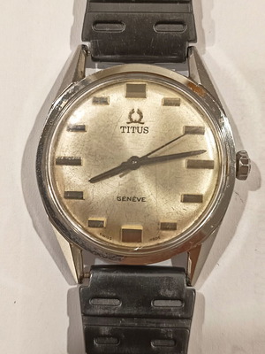 Titus Swiss Winding Watch used