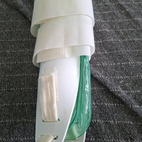 Ankle and foot brace like new with gel and straps