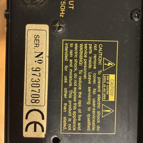 Delta MX-10 DJ Mixer used with 3 channels and original power supply