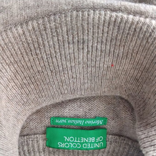 Benetton Italian Merino Wool Dress like new, beige