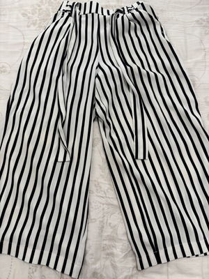 Zara Trafaluc ριγέ culotte παντελόνα σαν καινούργιο, XS