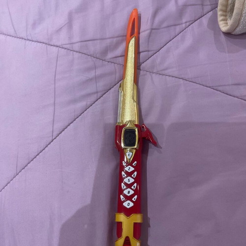 Power Rangers Ninja Storm Red used with sound and lights