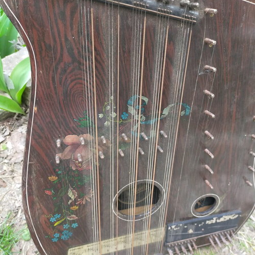 Vintage string instrument, 60 cm x 40 cm