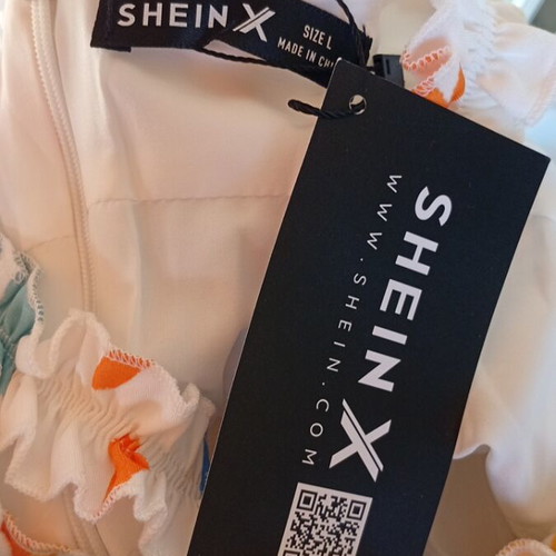 Summer dress Shein new, size L, ankle length with zipper