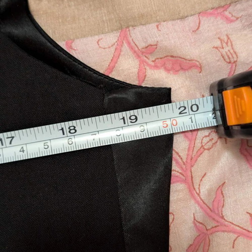 Rococo black vest size M new with bow tie gift