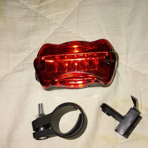 Bicycle Rear Light with 5 LEDs like new